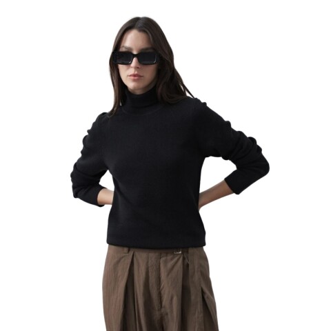 POLERA CAPANTI S-XL NEGRO