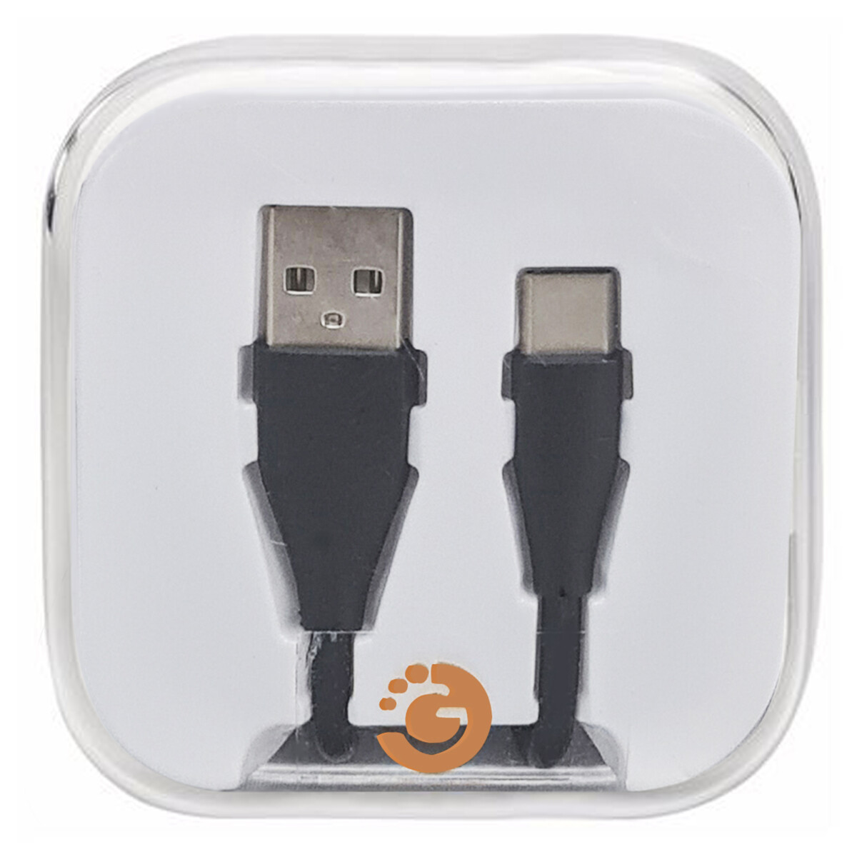 Cable de Datos Tipo USB C Goldtech 1 M - NEGRO 