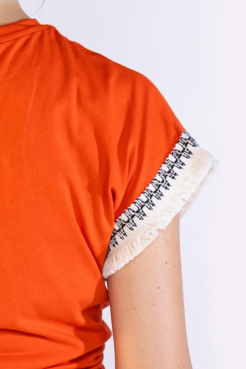 FRINGES TEE Orange