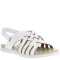 Sandalias de Niña MINI Miss Carol MAIA trenzada Blanco