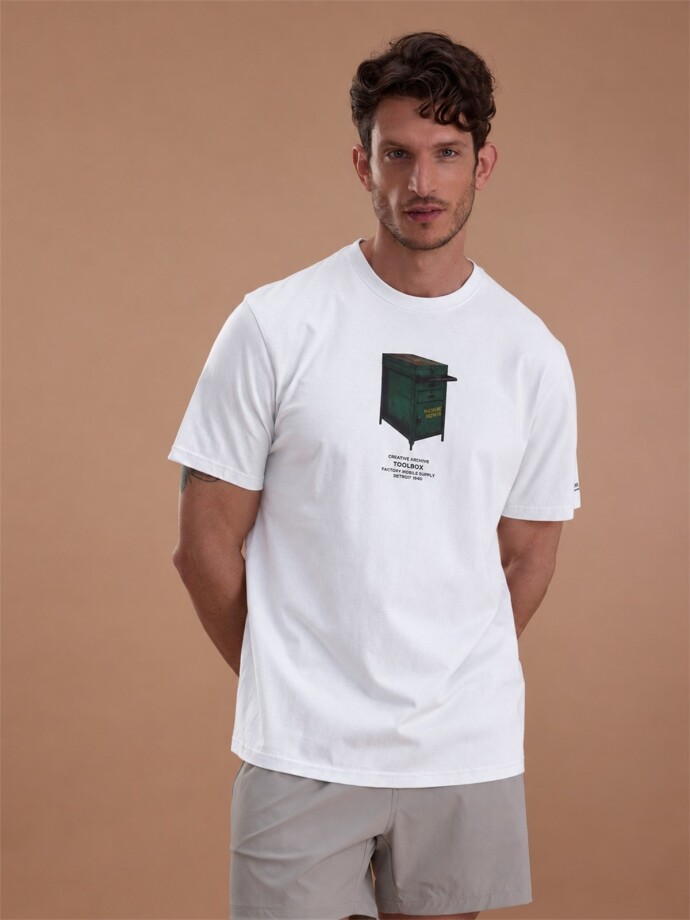 T-SHIRT ESTAMPA TOOLBOX BLANCO