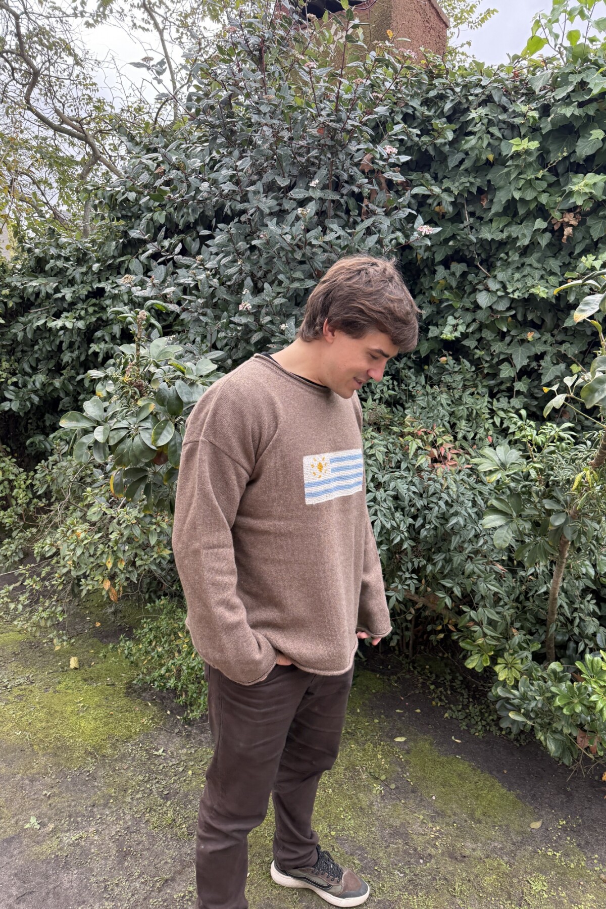 Flag Wool Sweater Men Topo