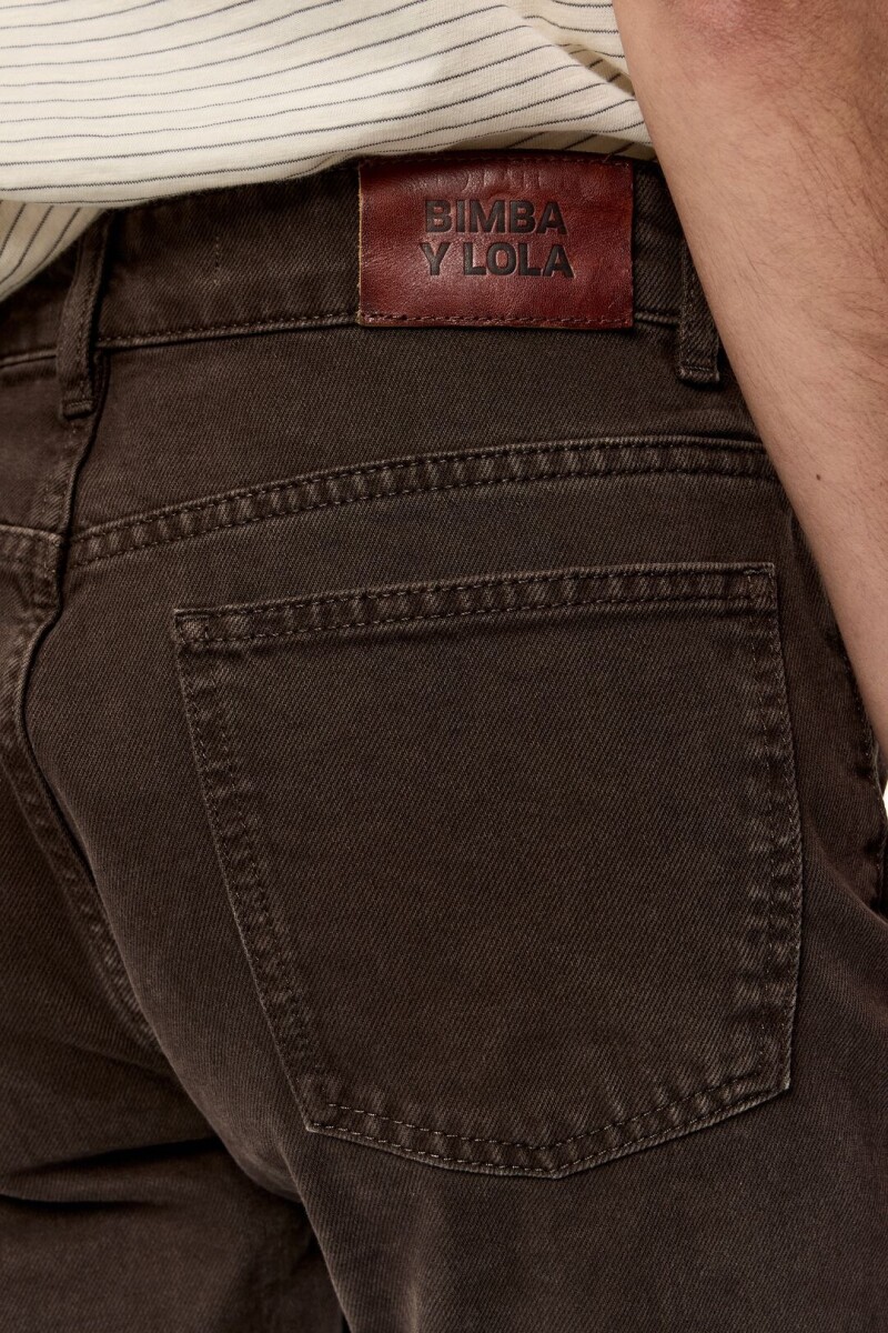 DENIM AJUSTADO Marron