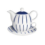 TEA FOR ONE 275ML+400ML LINEAS AZUL TEA FOR ONE 275ML+400ML LINEAS AZUL