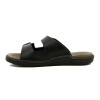 Country Sandalia Hombre Doble Tira C/ Hebilla Negro
