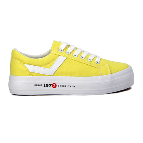 Pony Champion Casual Since 1972 Plataforma Lona Amarillo
