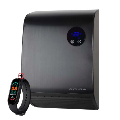 Calefactor Futura Cp200 De Pared Para Baño Ventilador + Smartwatch Calefactor Futura Cp200 De Pared Para Baño Ventilador + Smartwatch