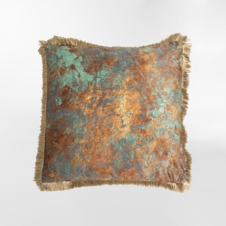 ALMOHADON ANTIQUE FRINGE Bronce - -