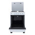 Cocina A Gas Enxuta 4 Hornallas Con Grill Cenx9604i BLANCO