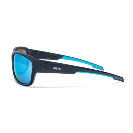 Lentes de Sol Arye Polarizados Armazón Negro Mate Mate Azul
