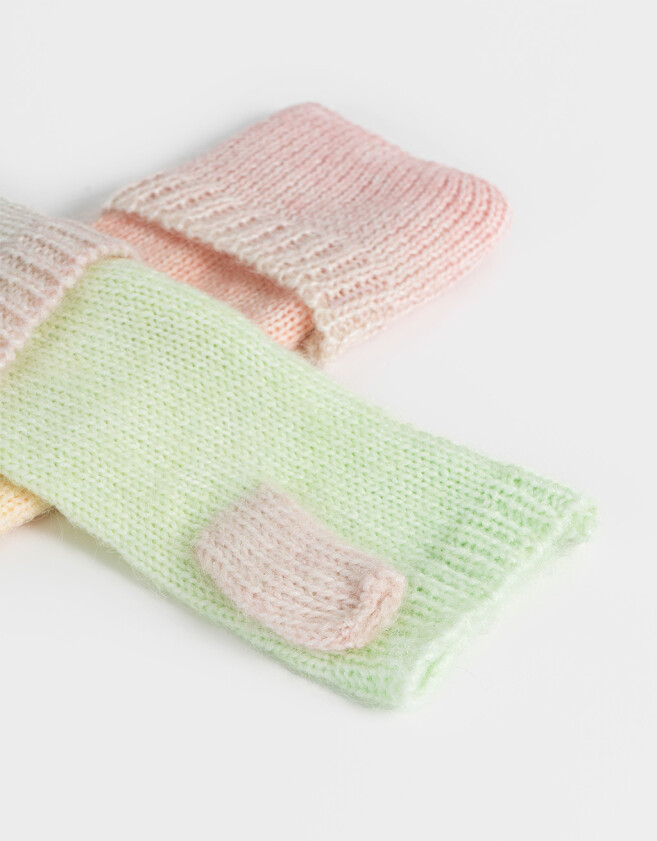 Guantes Infantiles Degrade Guantes Tejidos Degradé - Combinacion Arcoiris