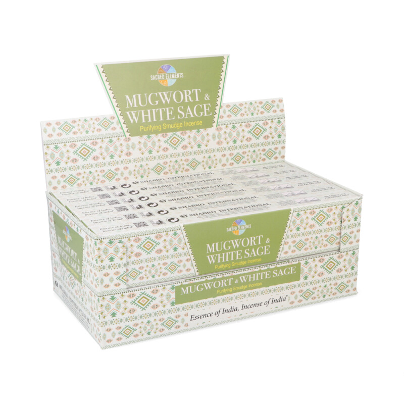 INCIENSO HEM PREMIUM CAJA X12 Artemisa/salvia Blanca