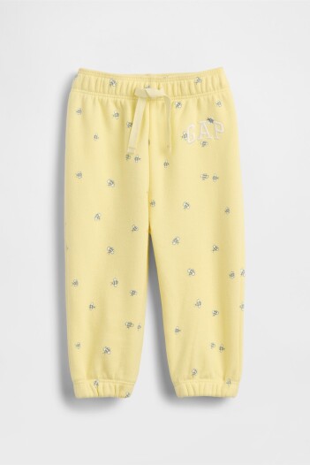 Pantalón Deportivo Logo Gap Bebé Spring Yellow