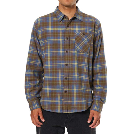 Camisa Katin Derek Flannel Marron