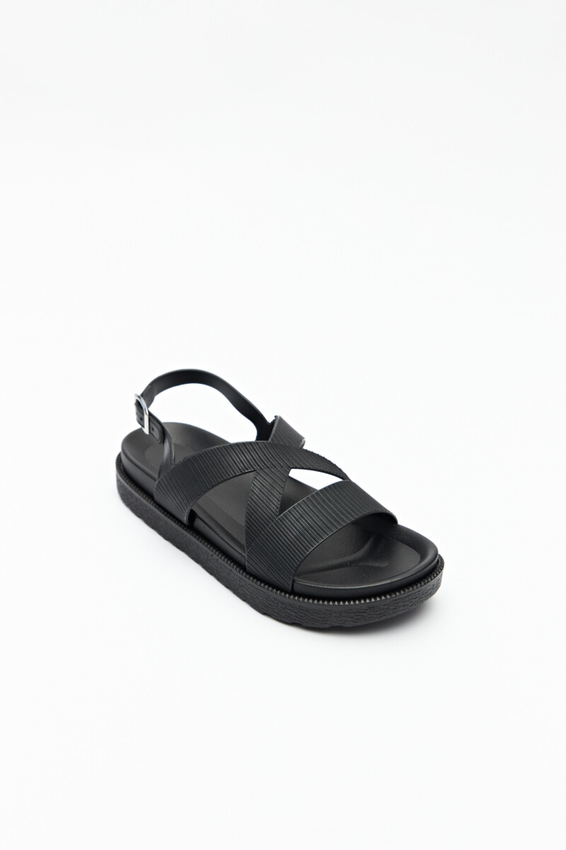 SANDALIA RAK Negro