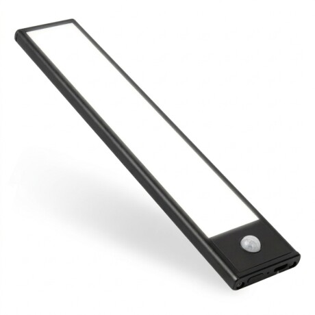 ARTEFACTO RECARGABLE MORAIS CON SENSOR DE MOVIMIENTO 20CM Lámpara Recargable Con Sensor De Movimiento Morais 20CM CCT Negro