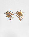 Aros Colgantes Cortos Strass Aros Cortos Strass - Dorado