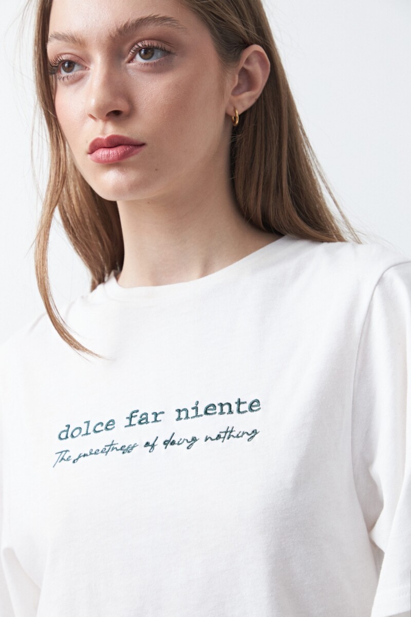 REMERA ALGARROBO Blanco