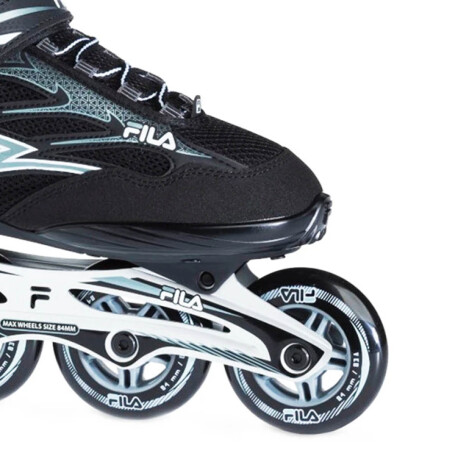 Patín Rollers Fila Primo Alu N1 Europa Profesionales Negro/Gris