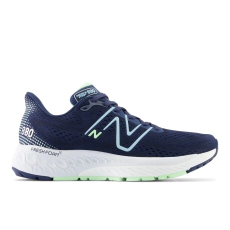 Championes de Mujer New Balance Running Course Azul Marino - Celeste