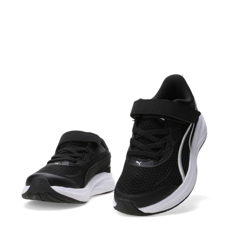 Championes de Niños Puma Skyrocket 2 Ac+ Ps Negro - Blanco