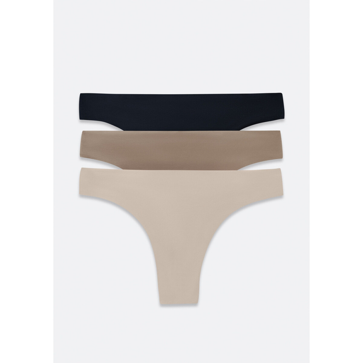 CALCINHA FEM - PRETO/BEGE/MARROM 