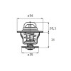 TERMOSTATO 80º GOL G1 / G2 / G3 / G4 1.6D, 1.9D Termostato 80º Gol G1 / G2 / G3 / G4 1.6d, 1.9d