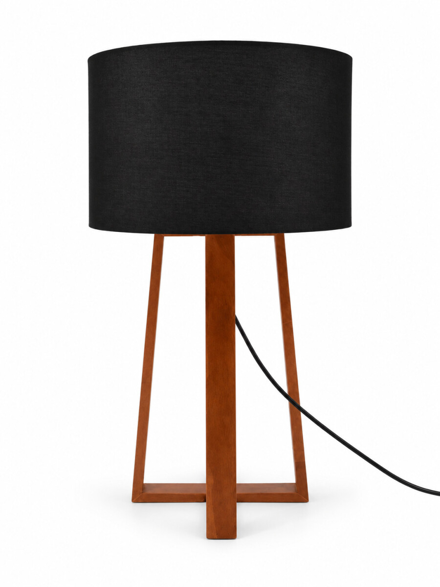 LAMPARA DE MESA RECTANGULOS - NEGRO 