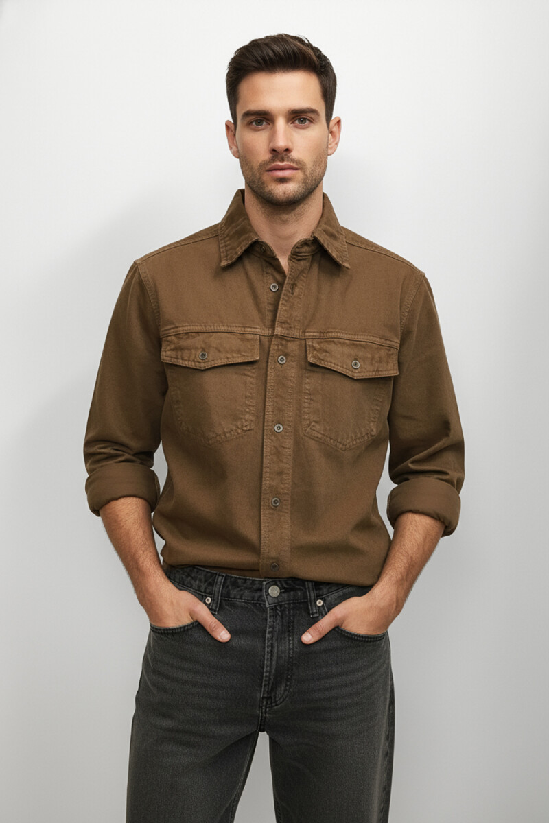 Camisa Xano - Marron 