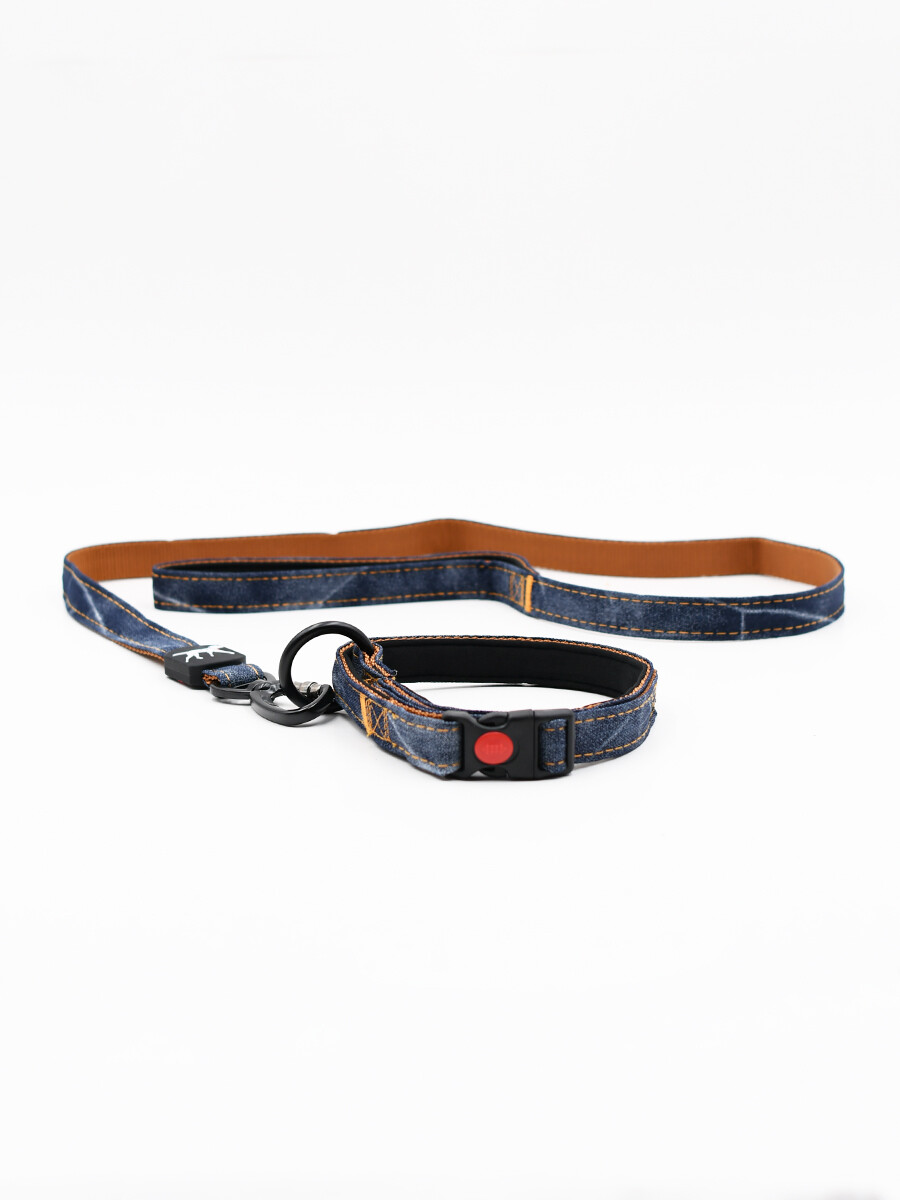 SET CADENA + COLLAR - NARANJA 