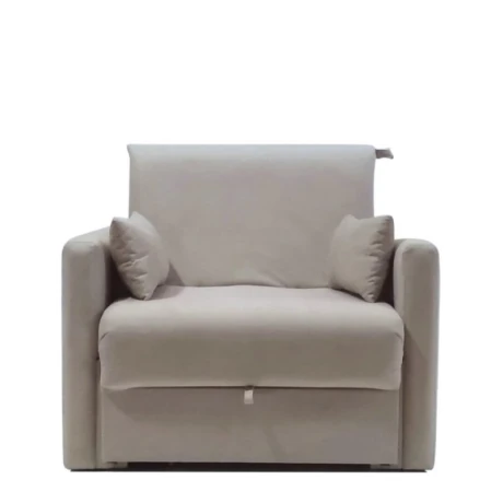 Sofá Cama Iara 1 Cuerpo Beige