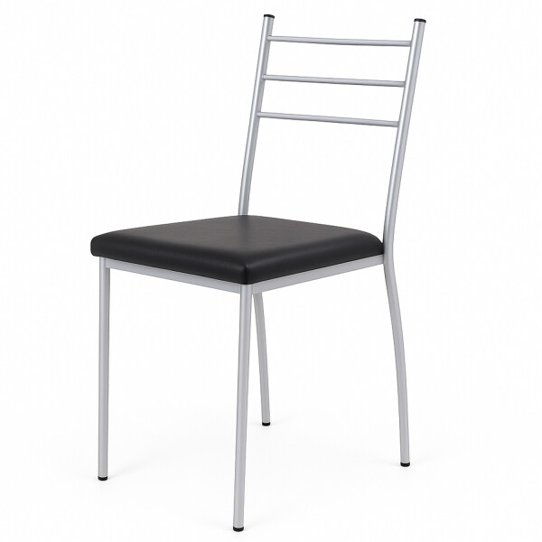 Silla Gitana Acolchonada Con Hierro, Soportan 150 Kg NEGRO
