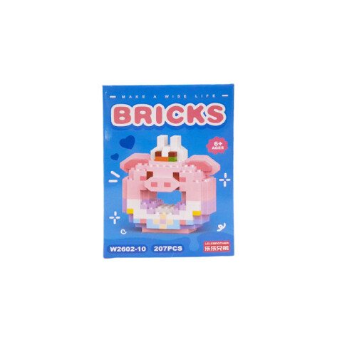 Bloques legos chanchito 207pcs Bloques Legos Chanchito 207pcs