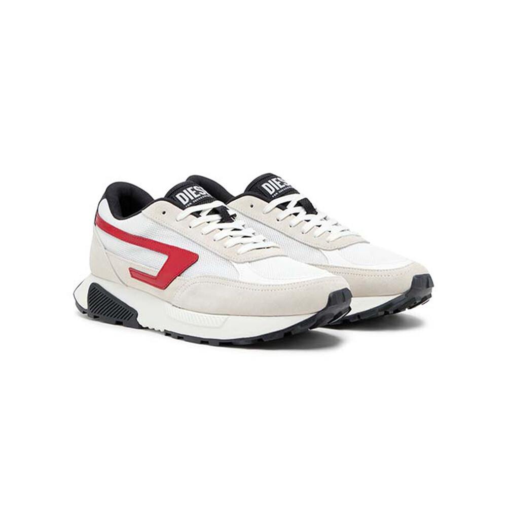 S-Tyche D - Hombre White/Tango Red/Black