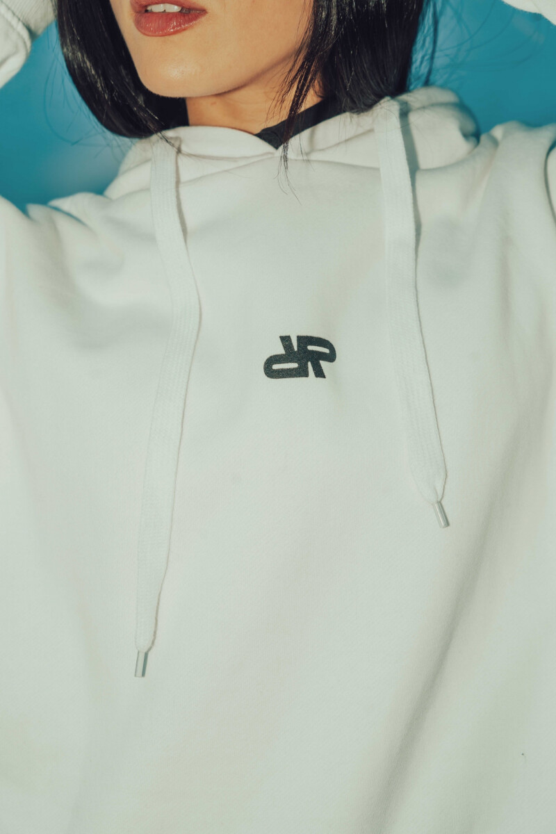 Hoodie Essential Blanco