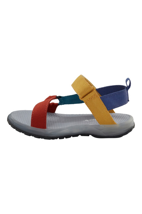 Sandalias con luces, diseño colorblock Sin color