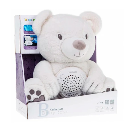 Proyector Velador de Peluche Xg con Música y Luz OSO