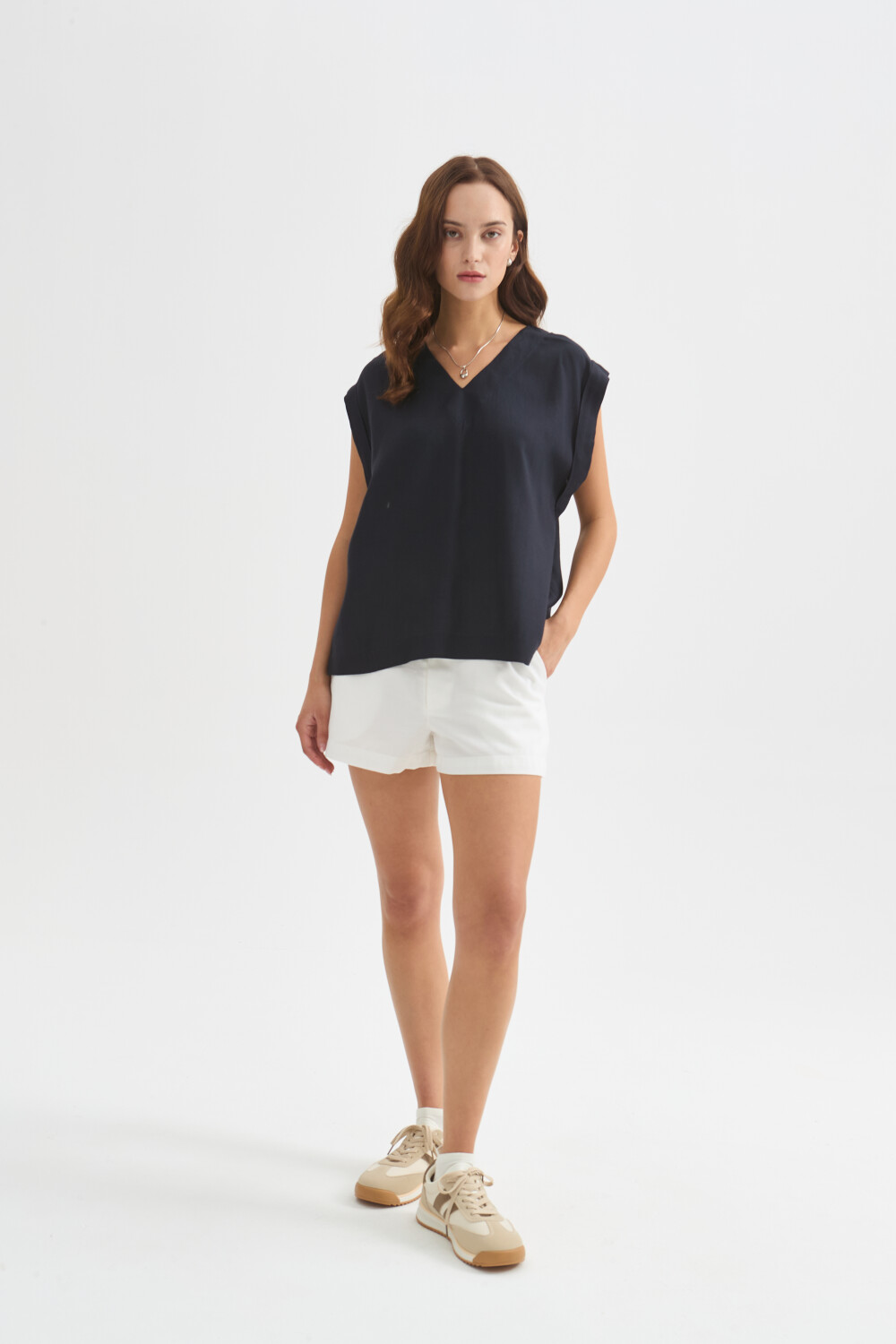 Blusa Zomira Azul Noche