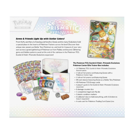 Pokémon TCG: Scarlet&Violet - Prismatic Evolutions - Elite Trainer Box [Inglés] Pokémon TCG: Scarlet&Violet - Prismatic Evolutions - Elite Trainer Box [Inglés]