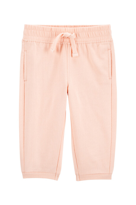 Pantalón deportivo de algodón, rosado Sin color