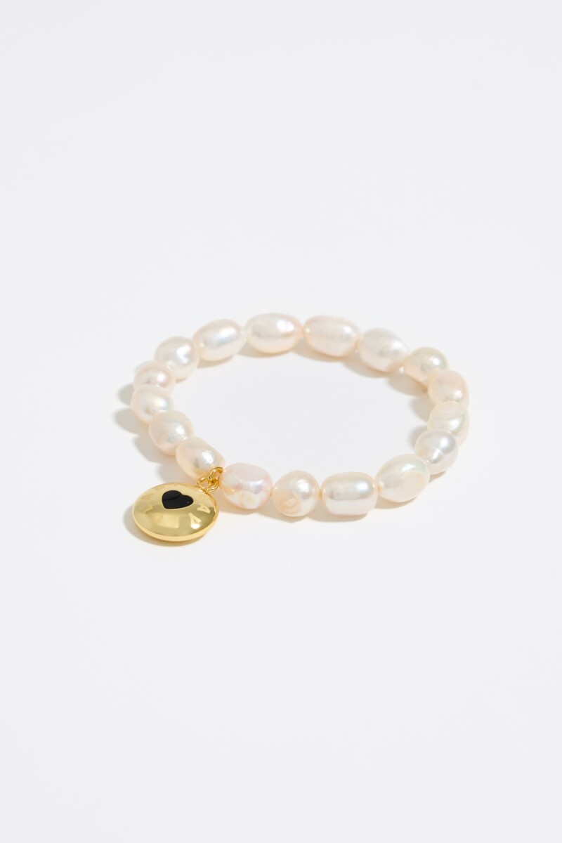 PULSERA PERLAS LOGO CANDY 