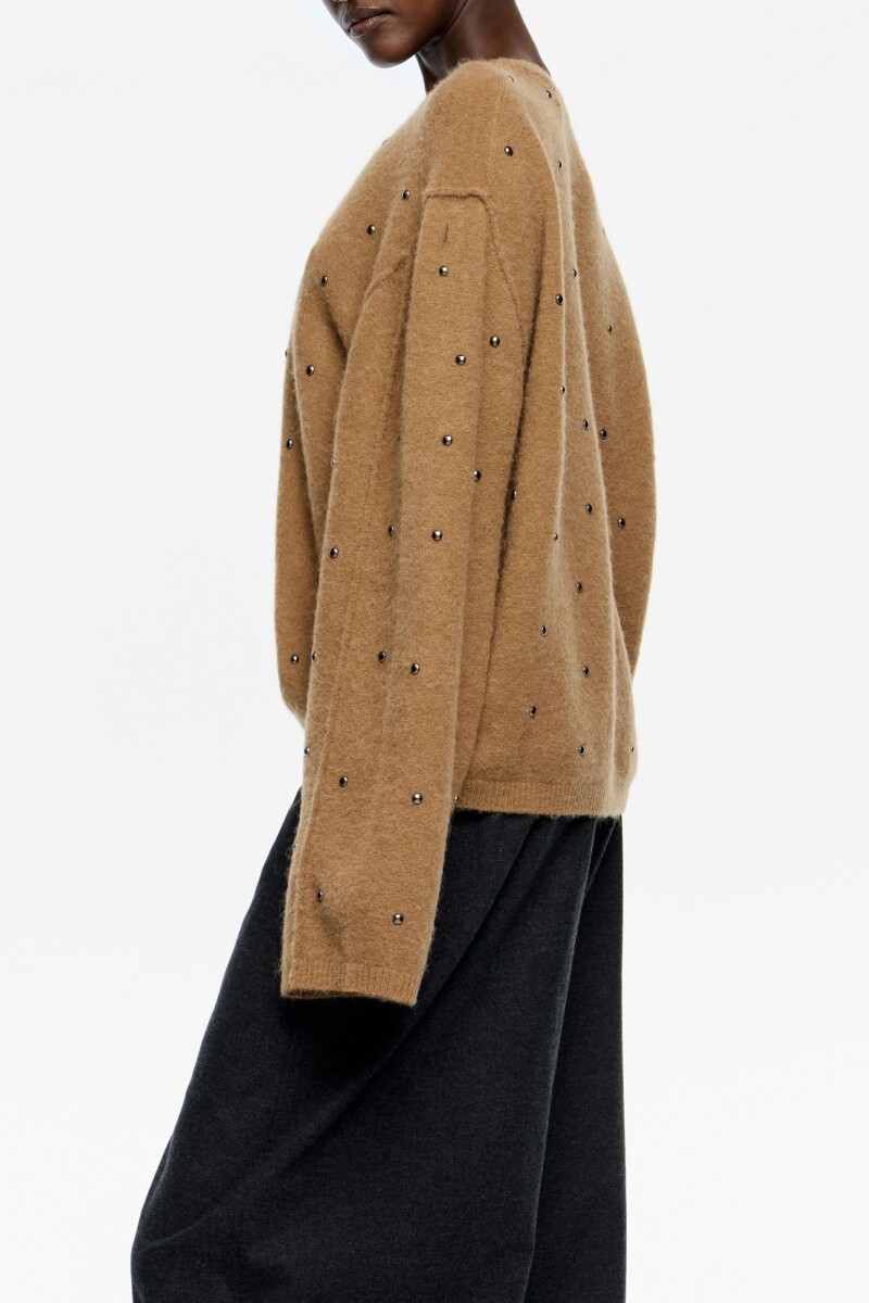 SWEATER TEJIDO Camel