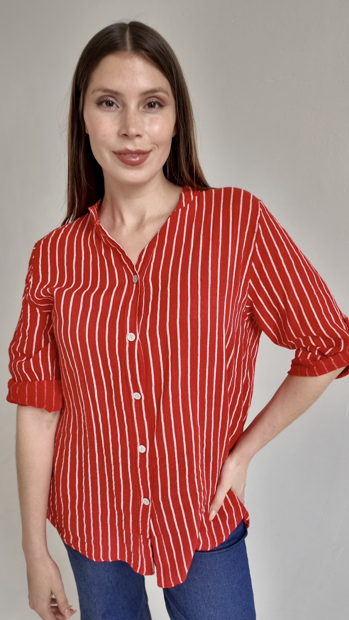 Camisa Venecia Rojo