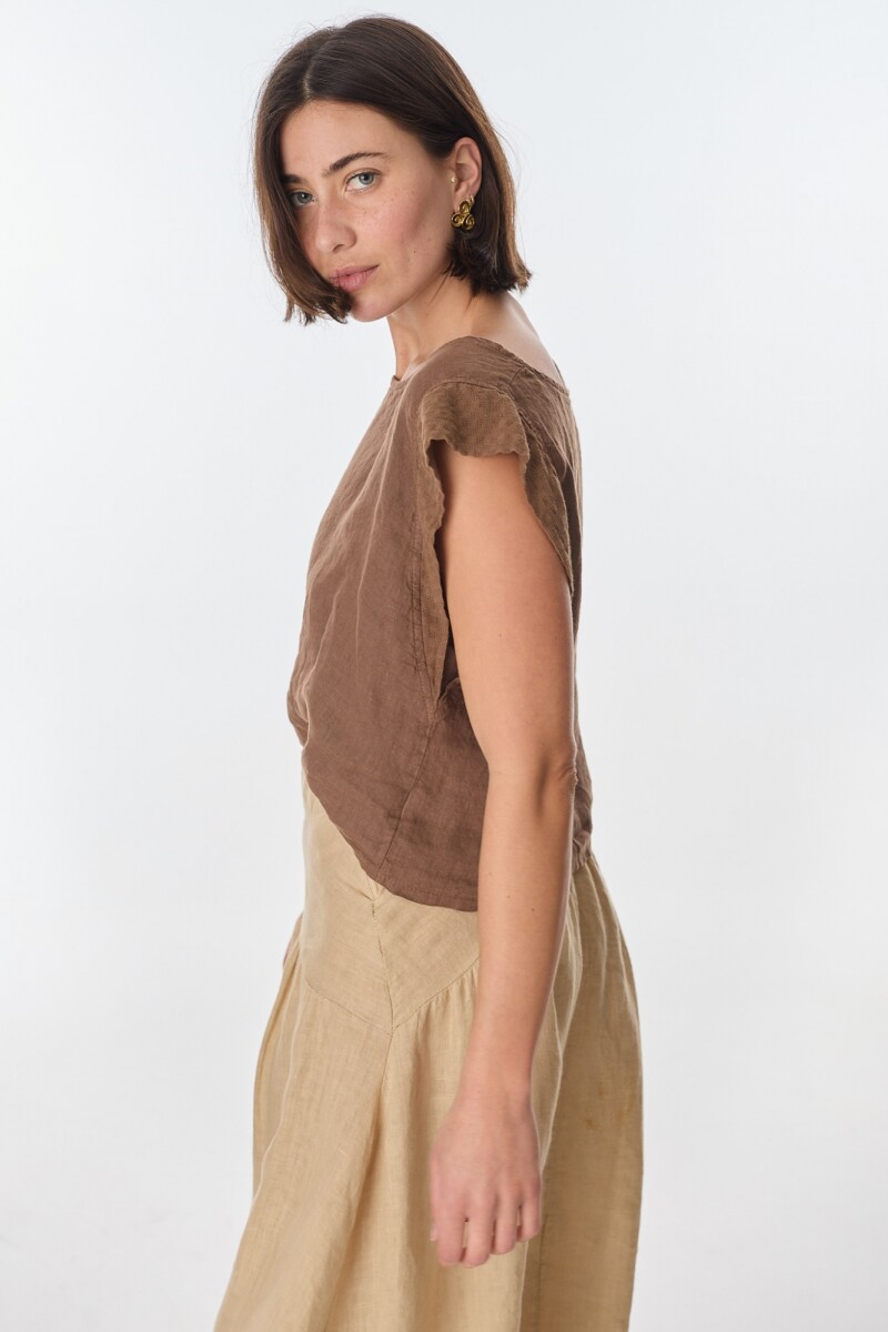 Blusa Aster Chocolate