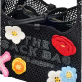 MARC JACOBS - THE DAISY CROCHET MINI SACK BAG Negro Estampado