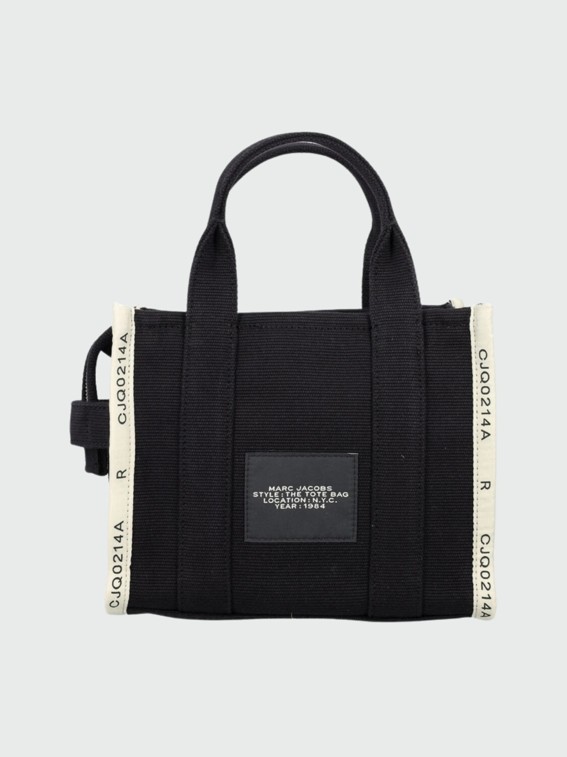 MARC JACOBS- THE JACQUARD SMALL TOTE BAG Negro