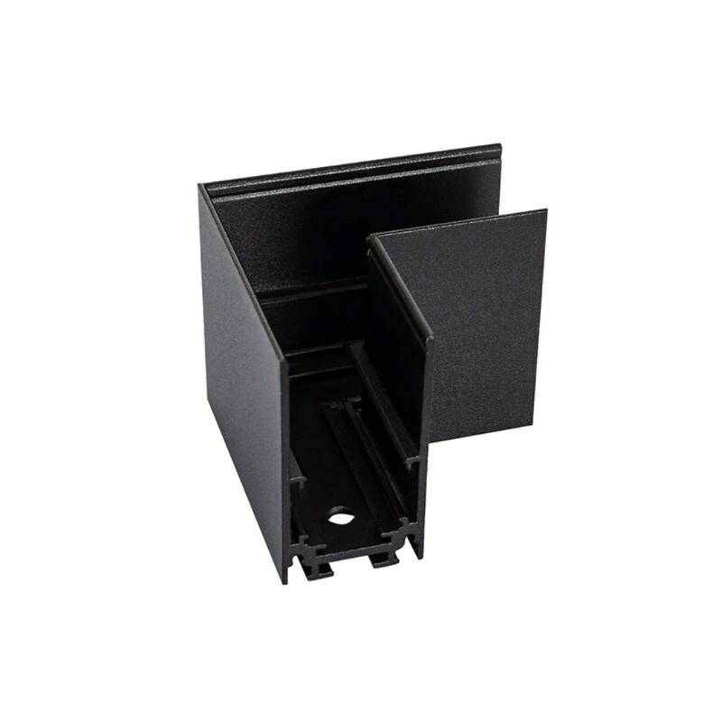 Adaptador Esquinero Horizontal para Riel Magnético G2 para Adosar Esquinero Horizontal Para Riel Magnético G2 De Adosar Negro