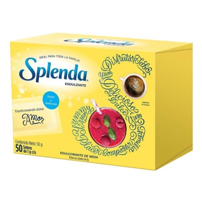 Edulcorante 50 sobres Splenda Splenda Sobres X50 Unidades