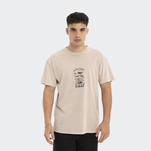 Remera Reef Oversize Beige