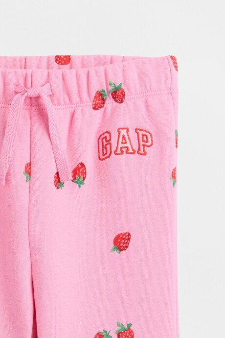 Pantalón Deportivo Logo Gap Toddler Niña Parisian Pink